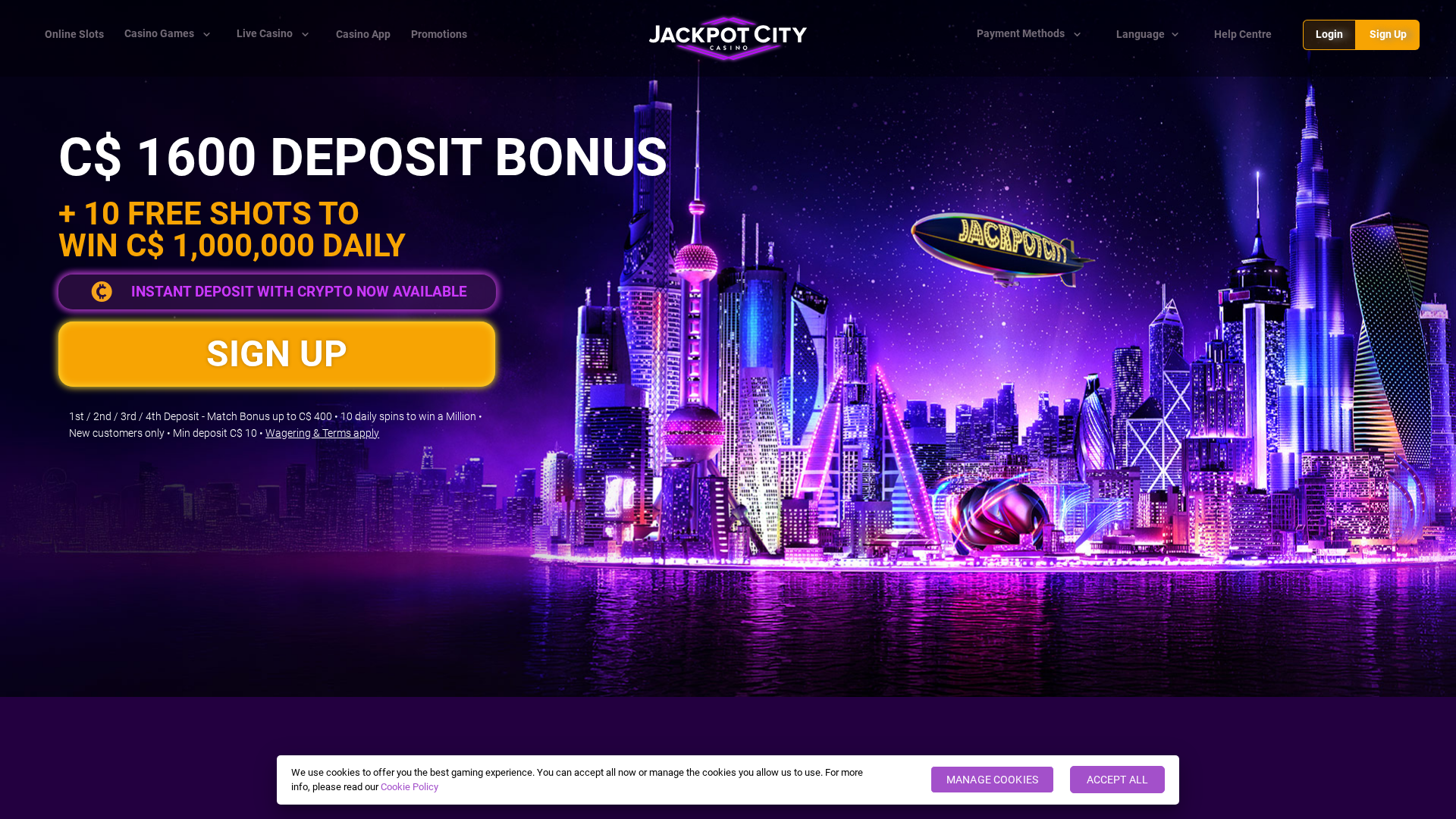 Jackpot City mobile